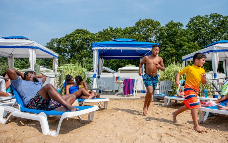 Cabanas tại Splish Splash