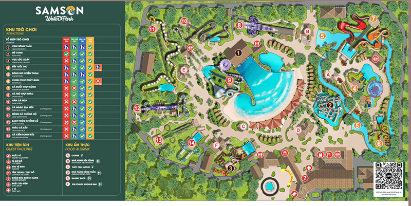 Bản đồ công viên nước sầm sơn