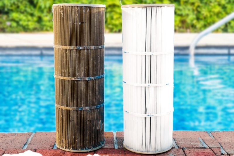 cách xử lý nước hồ bơi bị rêu