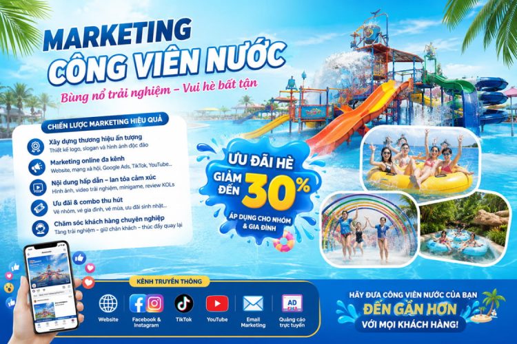 marketing cong vien nuoc